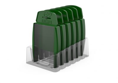 Injection Moulded Card Holders in Thin wall (600 micron) Thermoformed Display Packaging